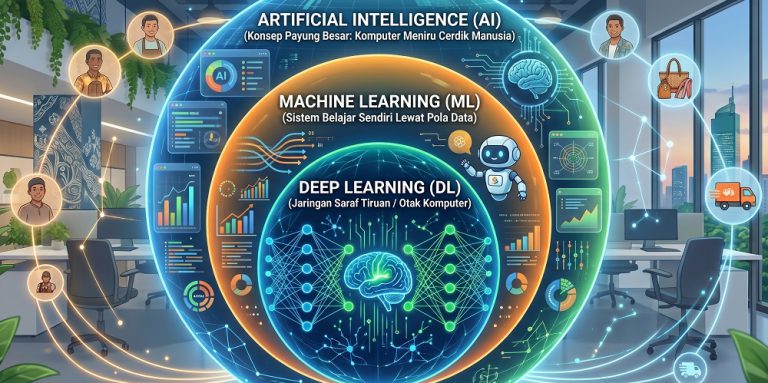 Perbedaan AI, Machine Learning, dan Deep Learning: Panduan Lengkap untuk Pelaku Bisnis Modern