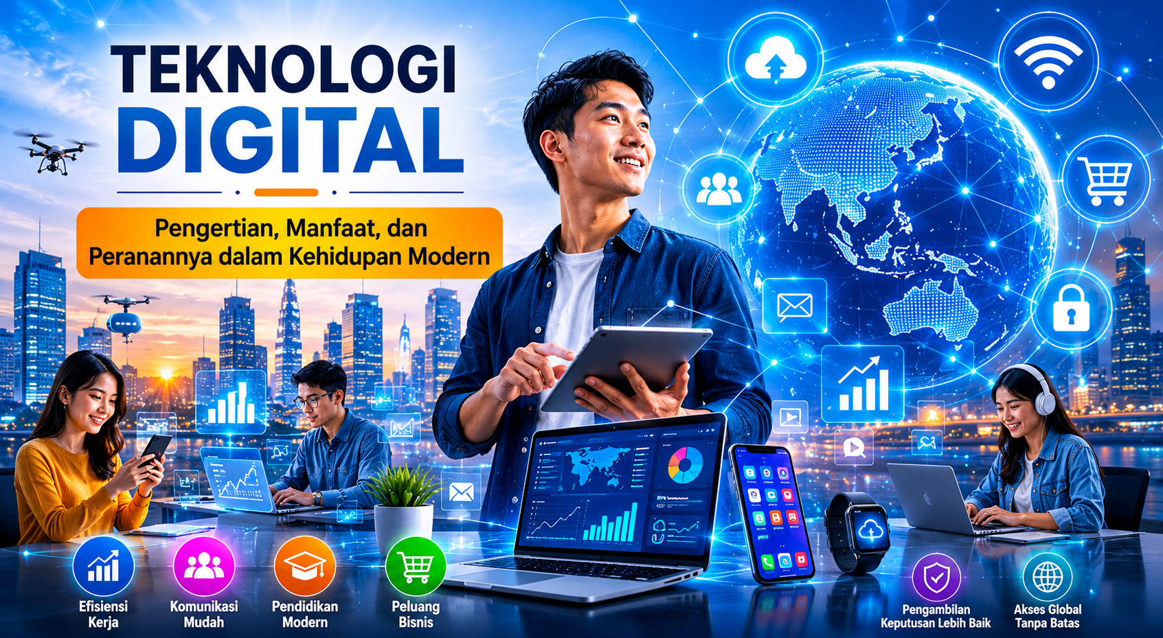 Menguasai Teknologi Digital: Pengertian, Manfaat, dan Cetak Biru Peranannya di Era Modern