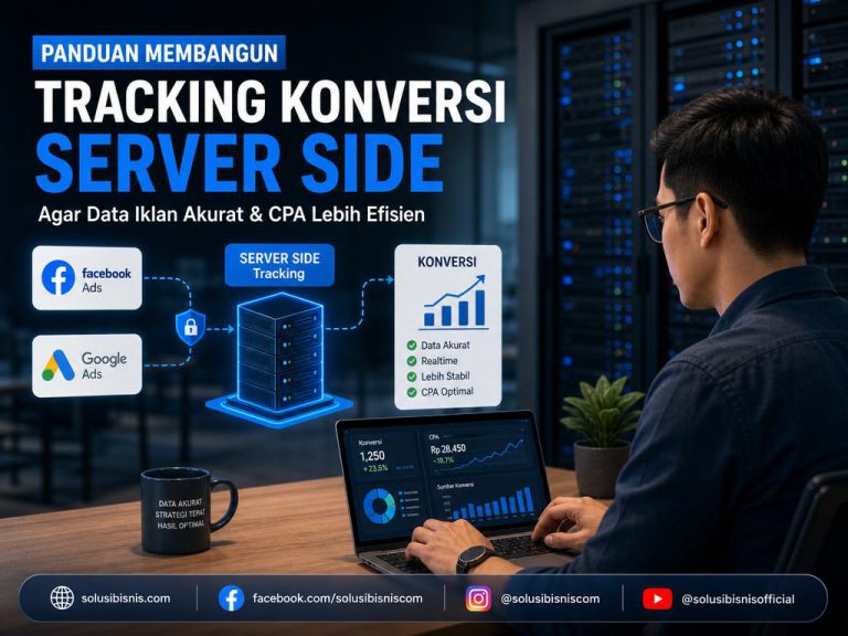 Implementasi tracking konversi server side untuk akurasi data iklan digital