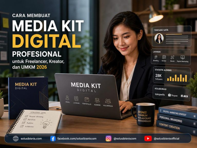 contoh media kit digital profesional untuk freelancer dan umkm