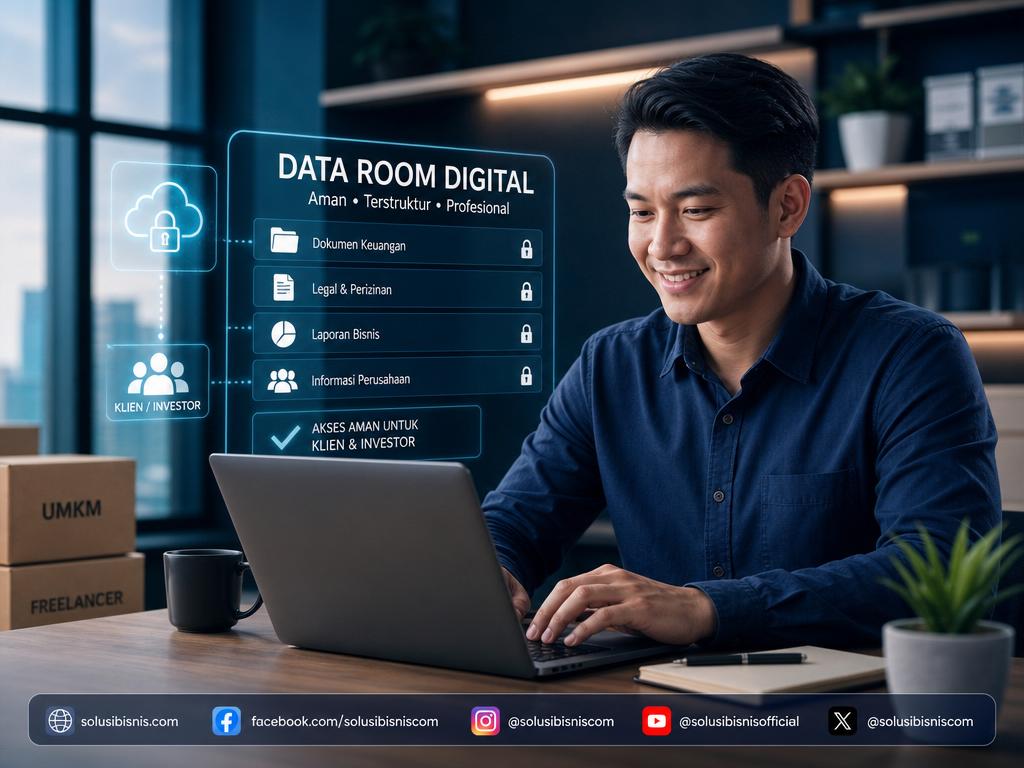 data room digital aman untuk UMKM dan freelancer