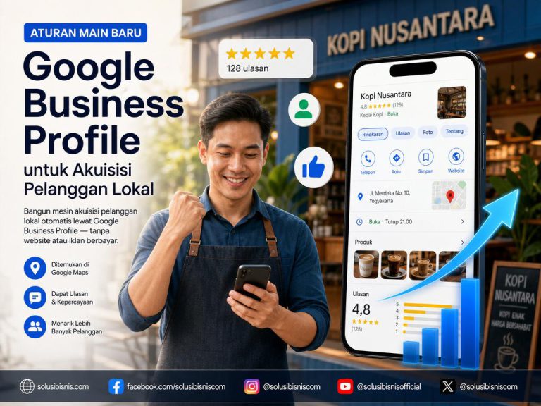 strategi google business profile untuk akuisisi pelanggan lokal tanpa website