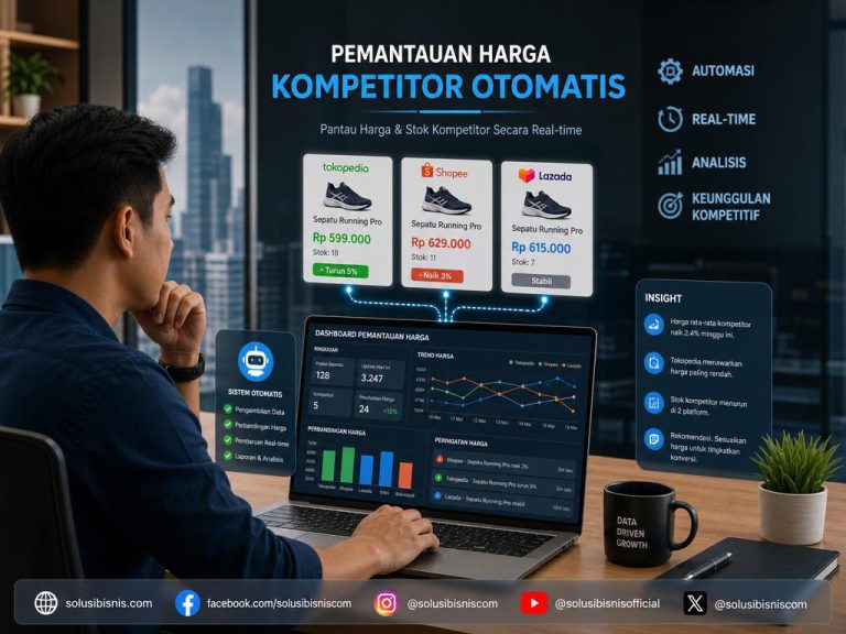Implementasi sistem pemantauan harga kompetitor otomatis dalam bisnis digital