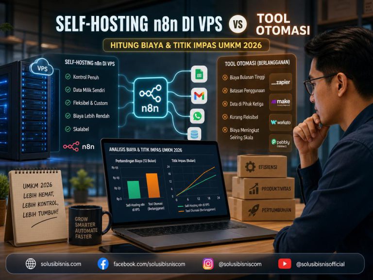 perbandingan biaya self-hosting n8n di VPS dengan tool otomasi untuk UMKM