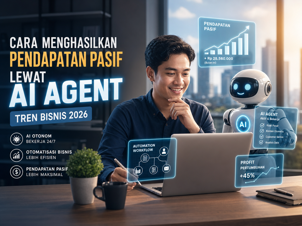 Strategi menghasilkan pendapatan pasif menggunakan teknologi AI Agent untuk masa depan bisnis digital