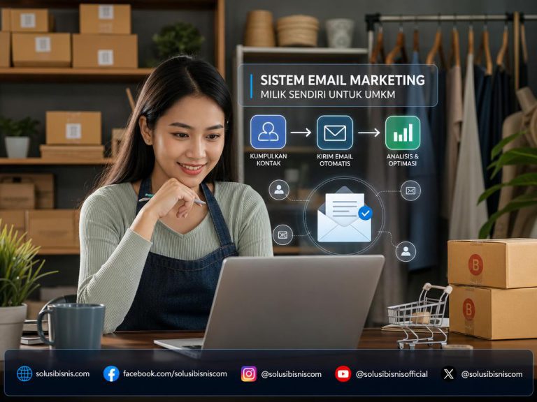 sistem email marketing untuk UMKM agar tidak bergantung media sosial