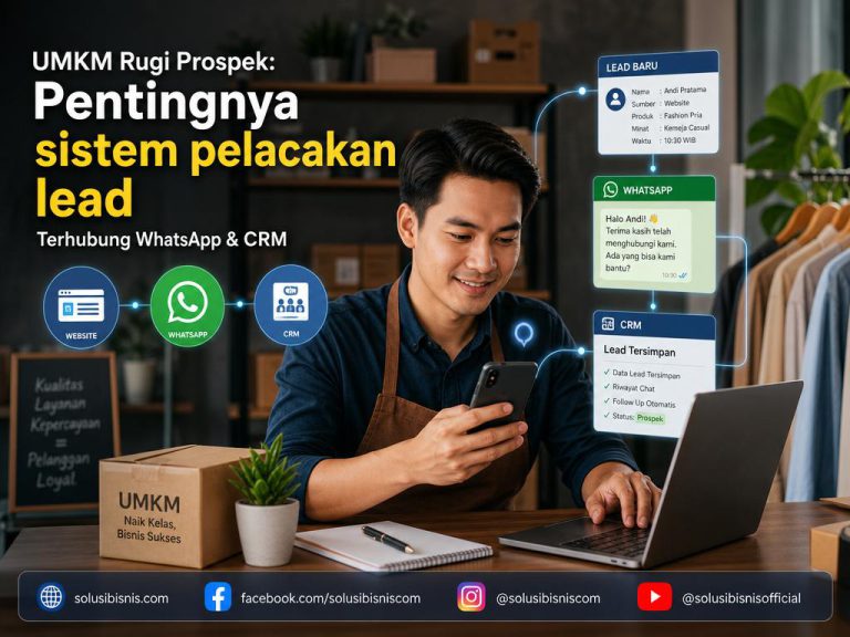 sistem pelacakan lead untuk umkm terhubung whatsapp dan crm