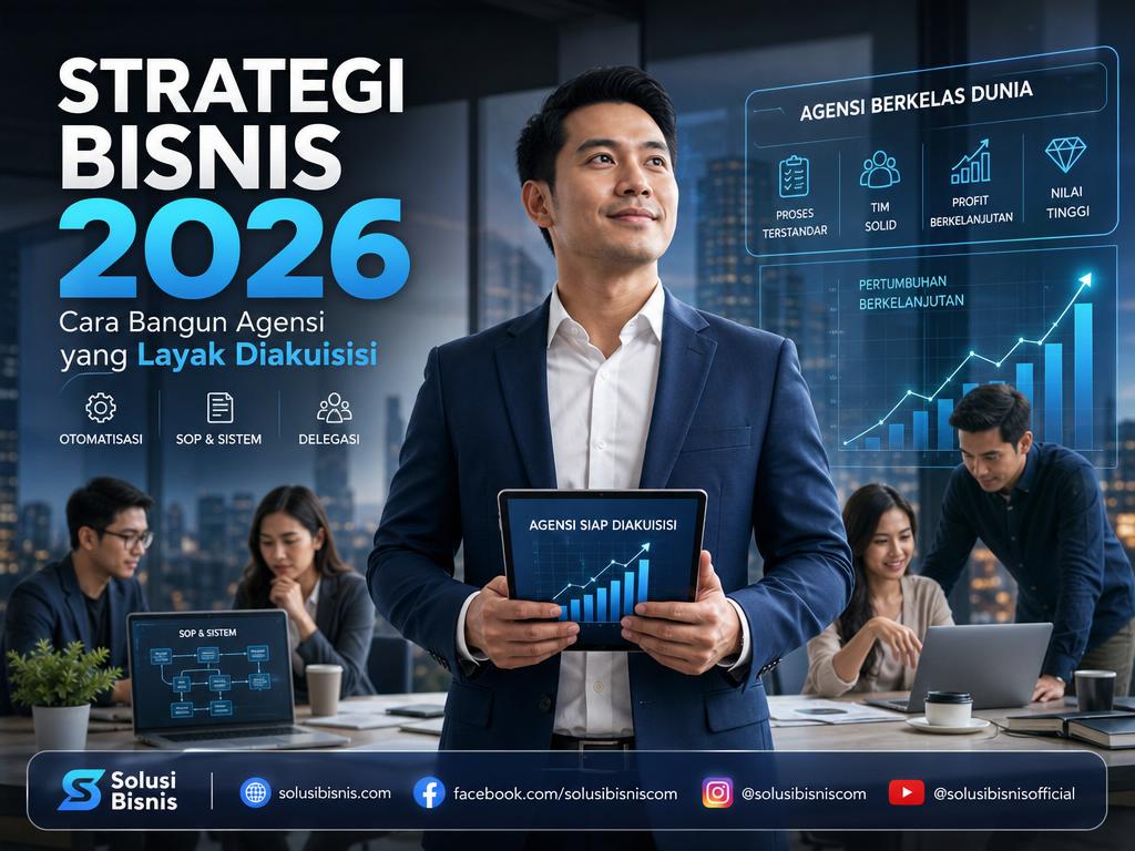 Strategi Membangun Bisnis Jasa yang Layak Diakuisisi: Cara Agensi Kecil Mentransformasi Operasional Menjadi Aset yang Bisa Dijual Melalui Standardisasi SOP dan Sistem Delegasi Tim Tanpa Ketergantungan pada Owner di Tahun 2026