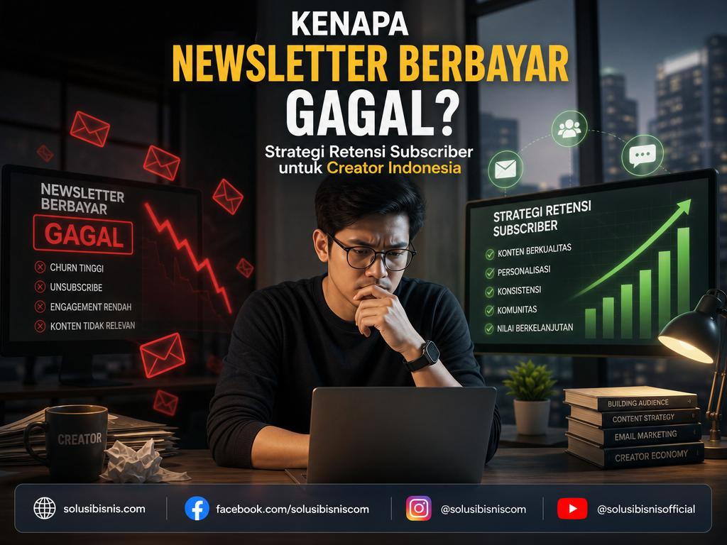 strategi newsletter berbayar untuk meningkatkan retensi subscriber
