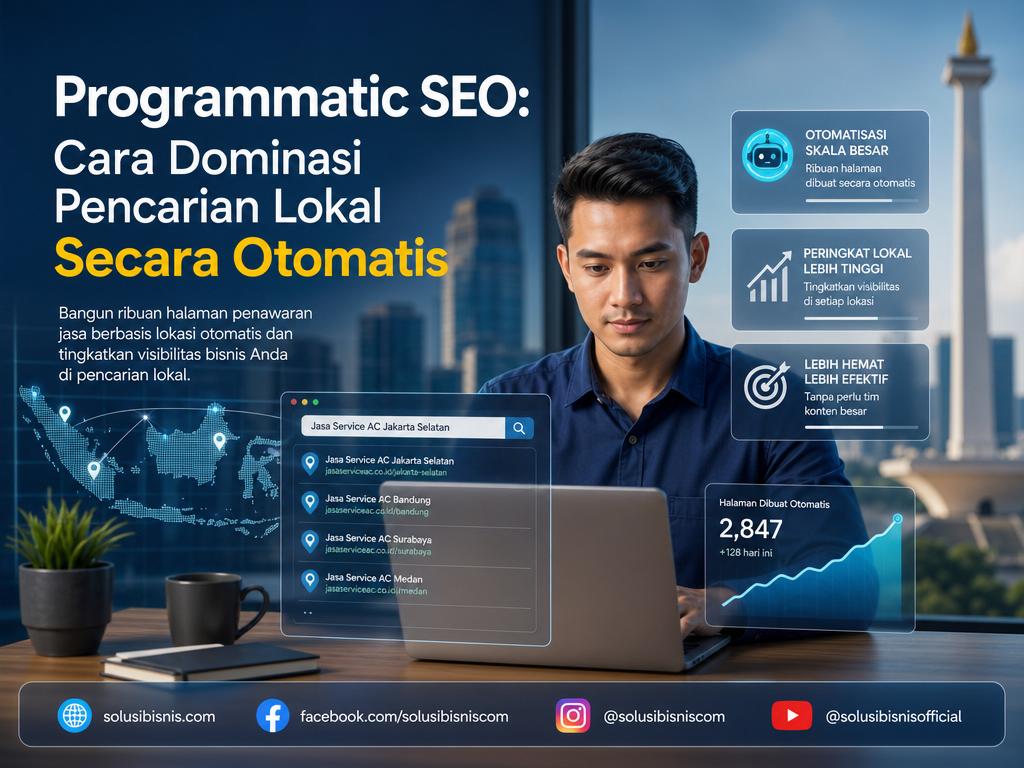 Strategi Programmatic SEO untuk dominasi pencarian lokal otomatis