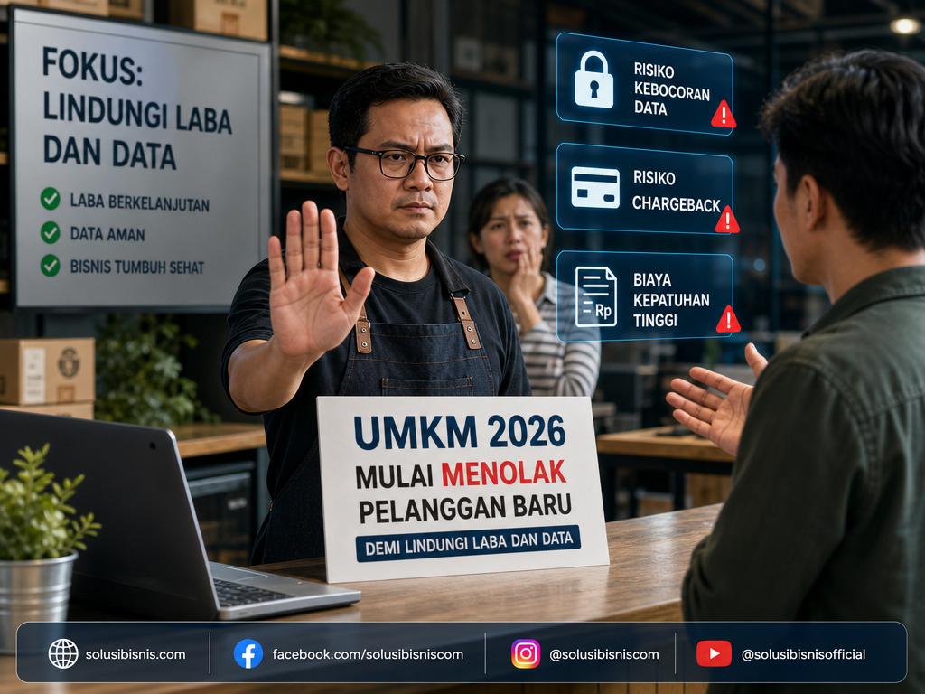 strategi UMKM 2026 mengelola risiko kebocoran data dan chargeback