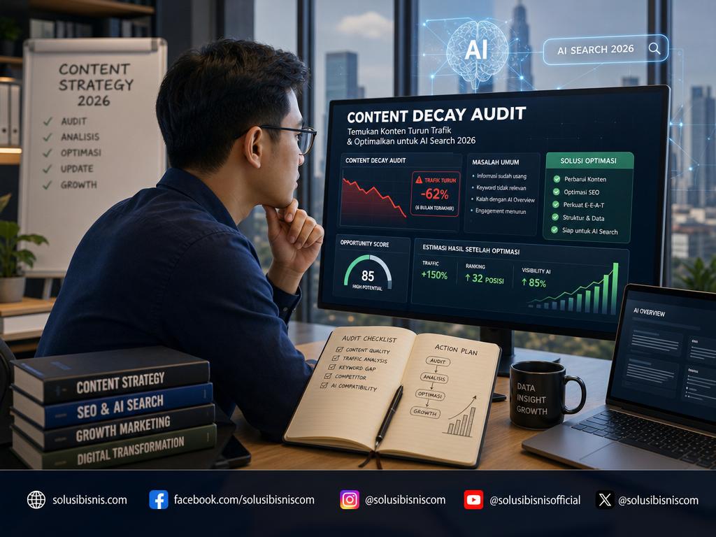 Content Decay Audit: Cara Mengatasi Penurunan Trafik Konten di Era AI Search 2026