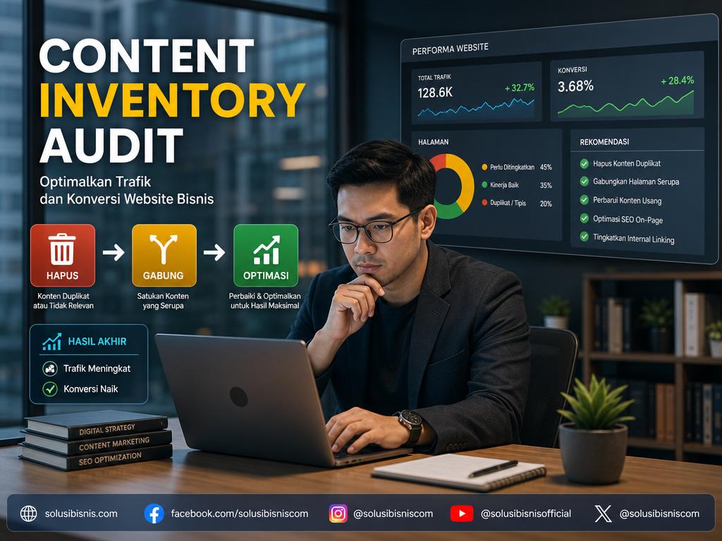 Content Inventory Audit: Optimalkan Trafik dan Konversi Website Bisnis