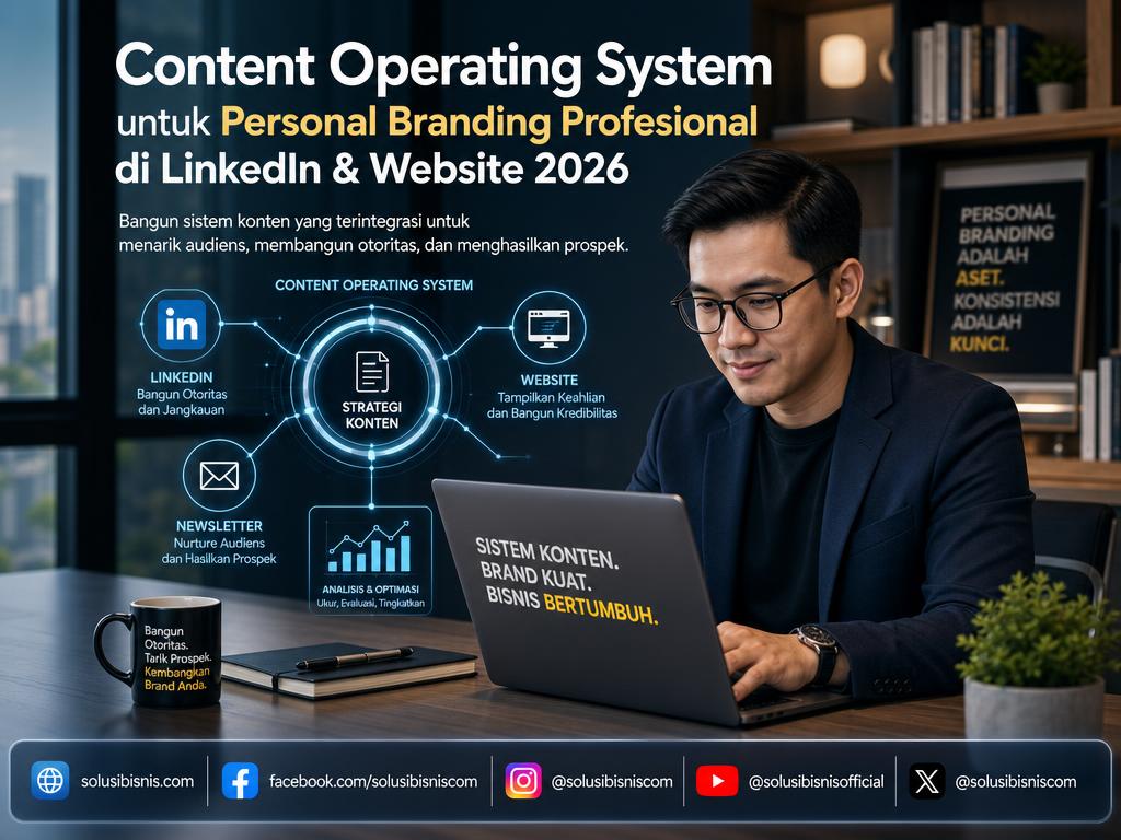 Content Operating System untuk Personal Branding Profesional di LinkedIn & Website 2026