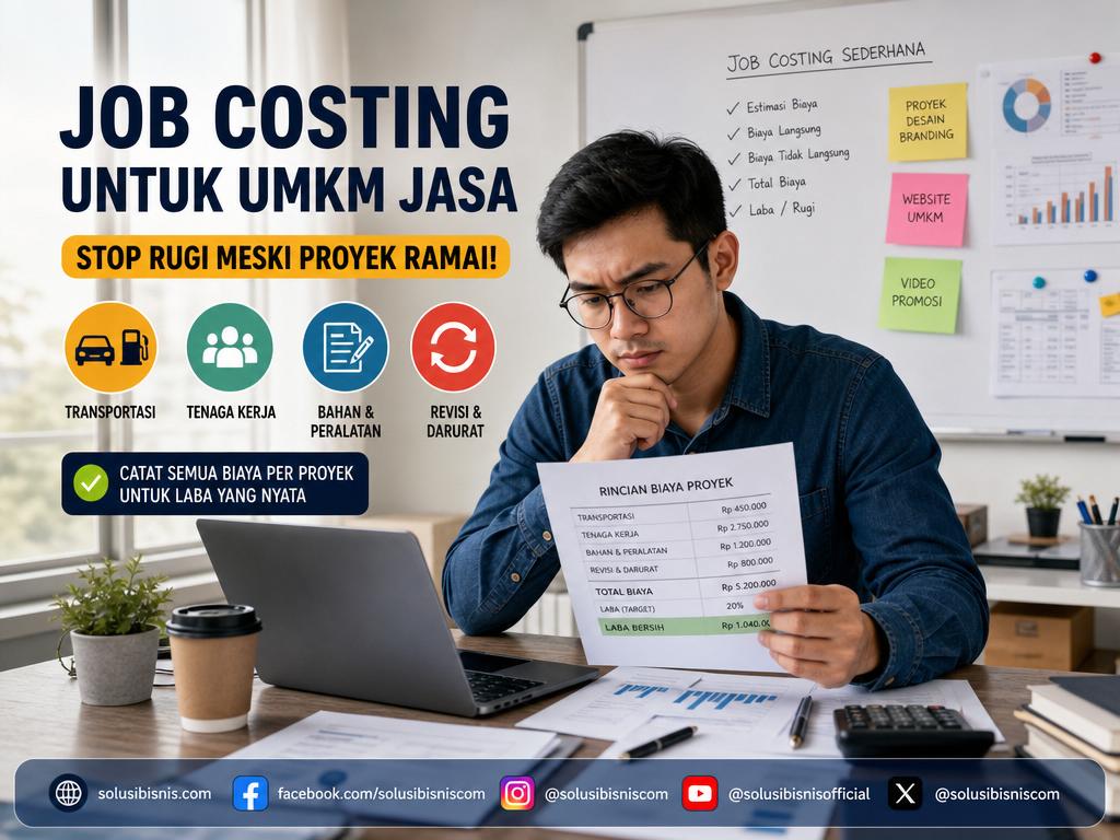 Job Costing untuk UMKM Jasa: Stop Rugi Meski Proyek Ramai!