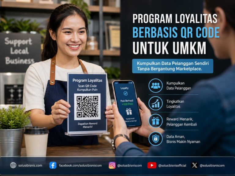 program loyalitas berbasis QR Code untuk UMKM mengumpulkan data pelanggan