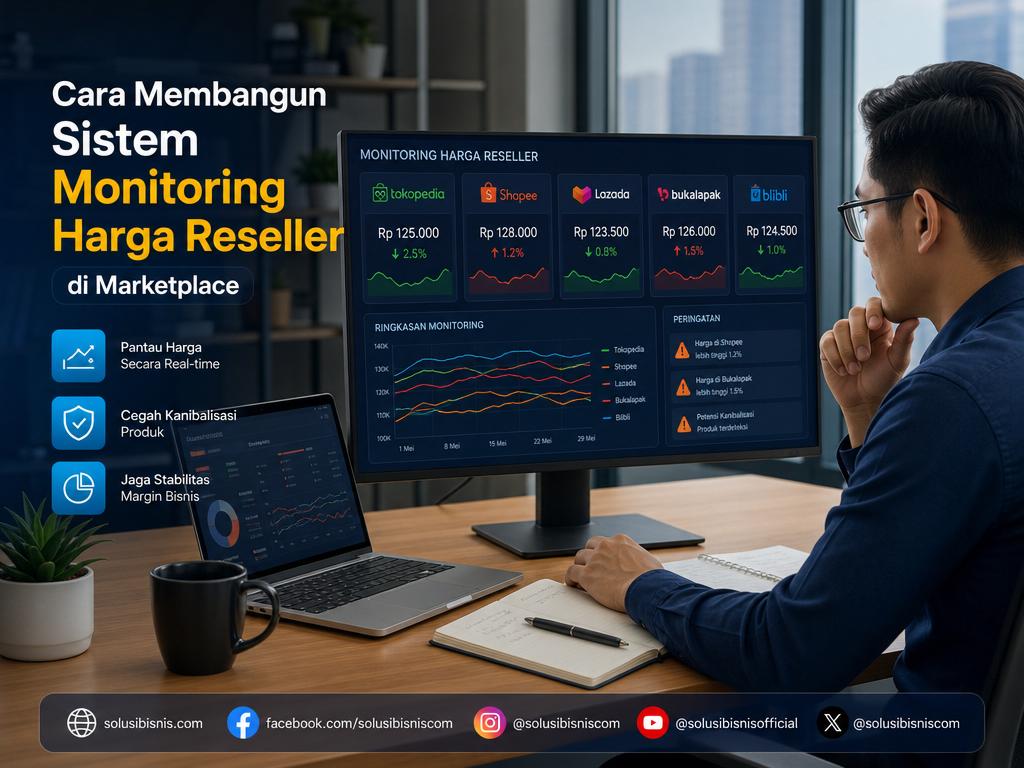 Panduan sistem monitoring harga reseller untuk menjaga stabilitas margin produk