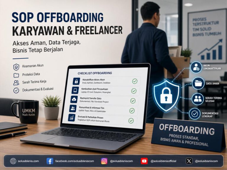 SOP offboarding karyawan dan freelancer untuk menjaga keamanan data bisnis UMKM