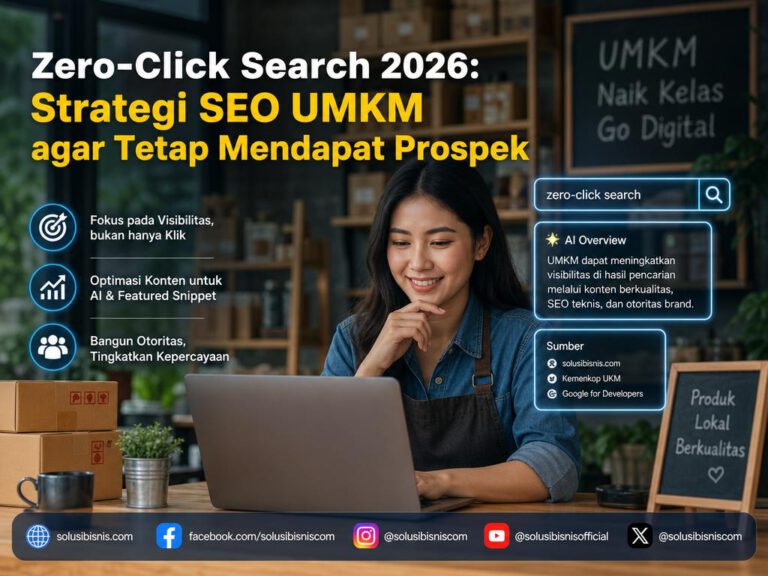 strategi seo umkm menghadapi zero-click search di era jawaban ai