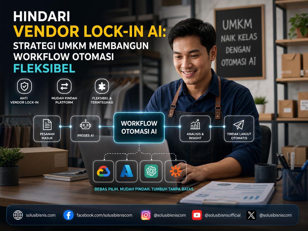 Hindari Vendor Lock-In AI: Strategi UMKM Membangun Workflow Otomasi Fleksibel