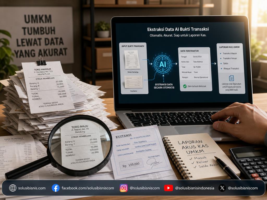 Dampak Penerapan Ekstraksi Data AI pada Verifikasi Bukti Transaksi terhadap Ketepatan Laporan Arus Kas UMKM