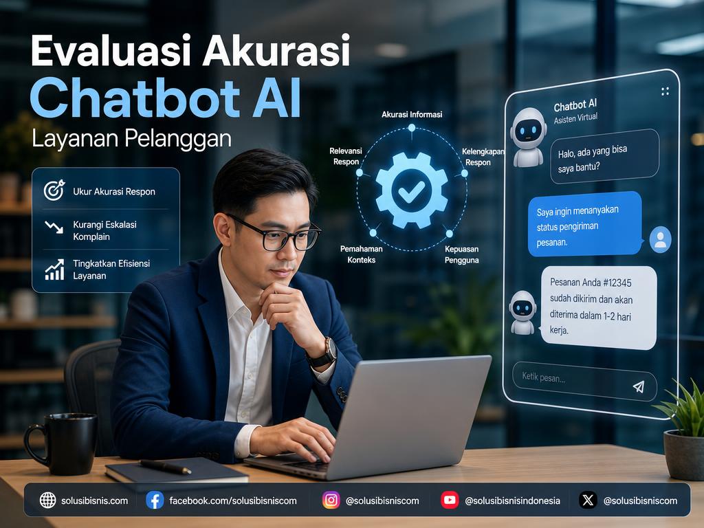 Parameter Evaluasi Akurasi Respon Chatbot AI Layanan Pelanggan dalam Mengurangi Eskalasi Komplain